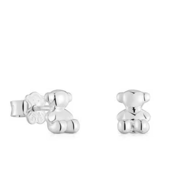 Bubble Bear Silver Earrings*